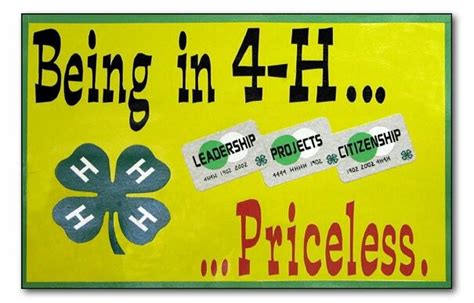 Being In 4 Hpriceless 4 H Club 4 H Clover 4 H
