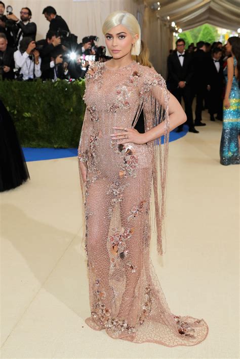 Met Gala 2017 Kylie Jenner Wears Sheer Versace Dress Teen Vogue