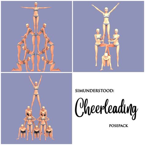 Simunderstood Cheerleading I Ii And Iii Sims 4 Couple Poses Sims 4 Teen Sims 4 Expansions