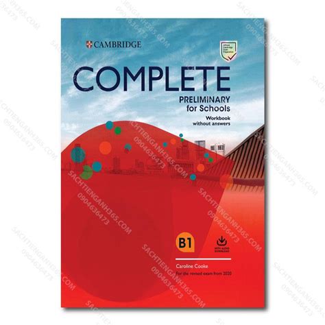 Combo 2 Cuốn Complete Preliminary For Schools B1 Sbwb Audio