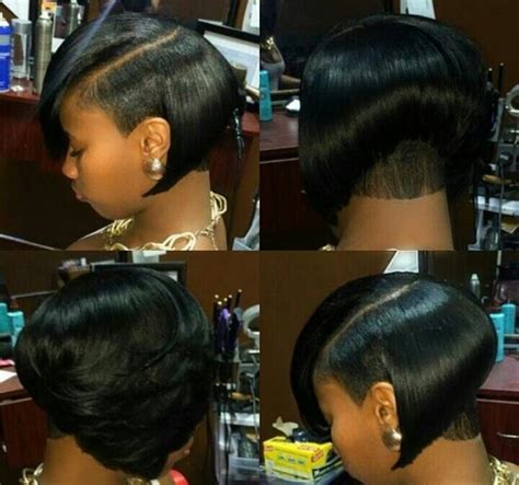 Home bob haircuts 15 cool shaved nape bob haircuts. Pin on Hair Care & Styles for MY Sistas