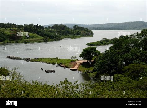 Bujagali Falls Victoria Nile Uganda East Africa Africa Stock Photo