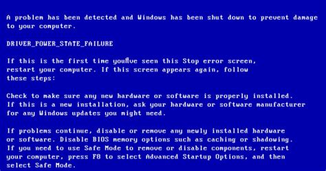 The first few steps will most probably fix driver power state failure error for you. Cómo solucionar el error DRIVER_POWER_STATE_FAILURE en ...