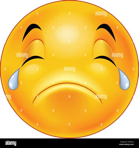 Crying Smiley Emoticon Stock Vector Image And Art Alamy