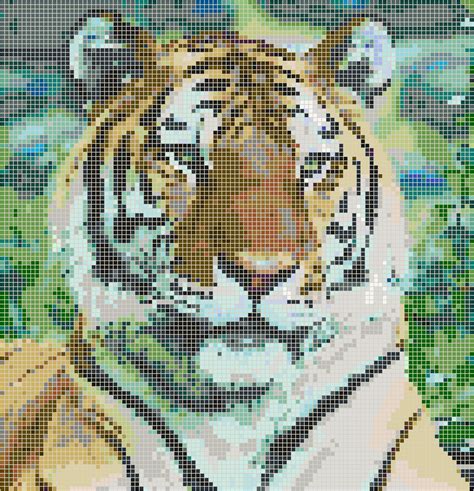 Realistic Pixel Art Grid Hard Juliettsq