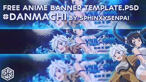 ✓ free for commercial use ✓ high quality images. FREE ANIME BANNER.PSD スピードアート #Danmachi - YouTube