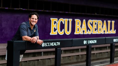 Ecu Baseball Player Parker Byrd Is A Strong Pirate Following Through