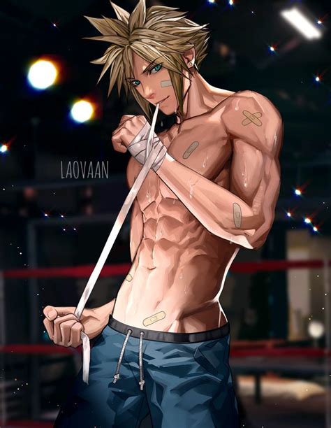 Cloud Strife In The Gym By Laovaan On Deviantart Final Fantasy Cloud