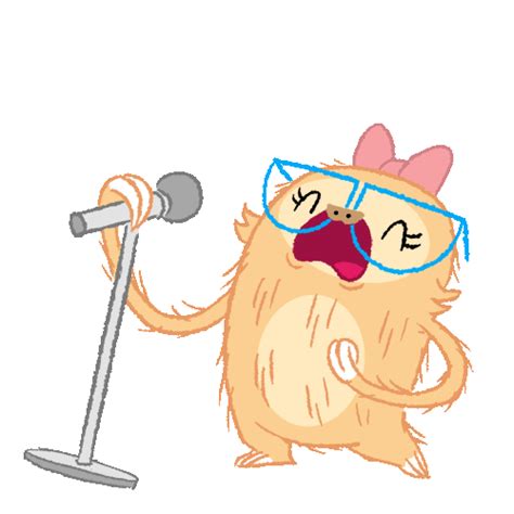 Karaoke Singing Sticker For Ios And Android Giphy