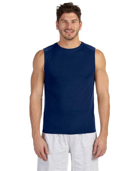 New Gildan Performance Dri Fit Sleeveless Muscle T Shirt Workout S 3xl