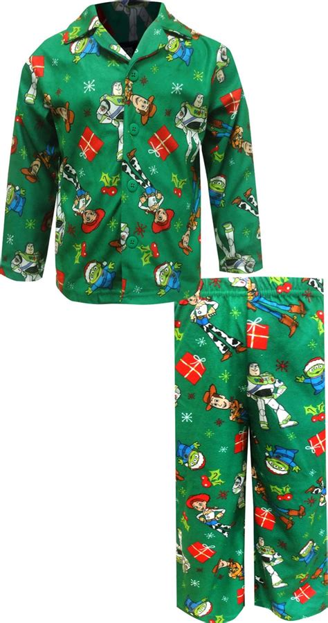 Toy Story Boys Christmas Flannel Pajama Baby Pajamas Christmas