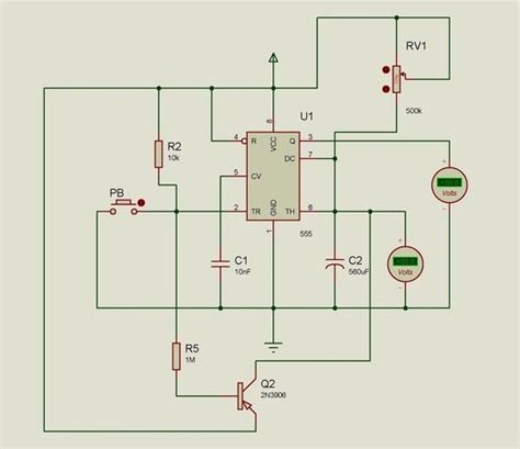 Circuit 555 Timer Onoff With 1 Push Button Home