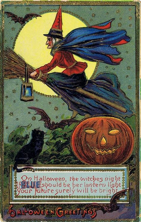 More Things Than Are Dreamt Of 20 Spooky Vintage Halloween Postcards