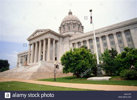 Jefferson City Missouri State Capitol Building Stock Photo Alamy