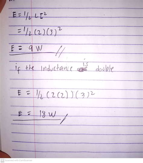 It also explains how to calculate. Solved The energy (Wo) stored in a coil is dependent in ...