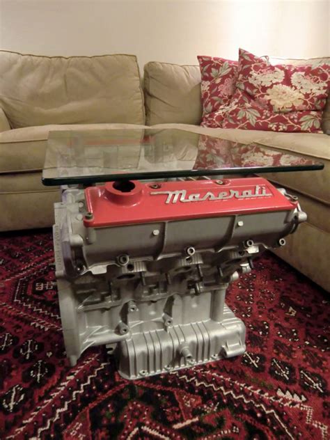 Choosing the best coffee table may pose a challenge with all the different options available out there for all types of tables. engine-old-car-part-coffee-table | HomeMydesign