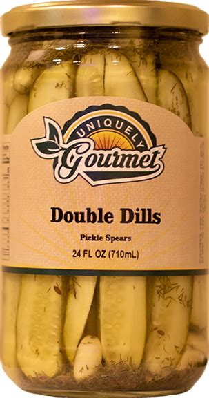 10020 Double Dills Pickle Spears 24oz UniquelyGourmet