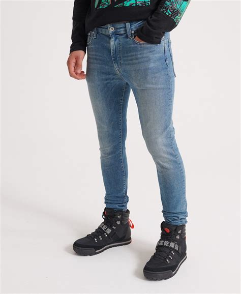 superdry travis skinny flex jeans jeans voor heren