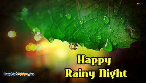 Good Night Wishes For Rainy Night