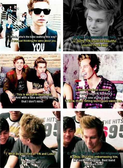 Imagine You And Luke Having A Flirty Relationship C 5sosimagining