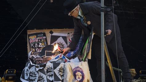 Punk Protest Sex Pistols Managers Son Sets Fire To Collection Bbc News