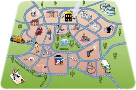 Illustrated Town Map