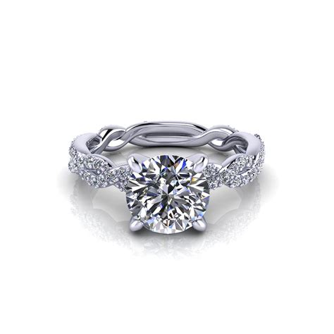 Infinity engagement rings are the perfect choice to express the love you share; Carat Round Infinity Engagement Ring | Jewelry Designs