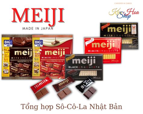 Tổng Hợp Sô Cô La Thương Hiệu Meiji Chocolate Nhật Bản Milk Chocolate