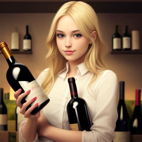 Dreamshaper Prompt Pretty Blonde Girls With Bottle Of Prompthero