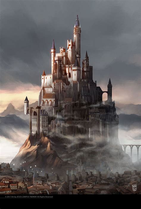 Custodio Cgtrader Digital Art Competition Fantasy Castle Fantasy