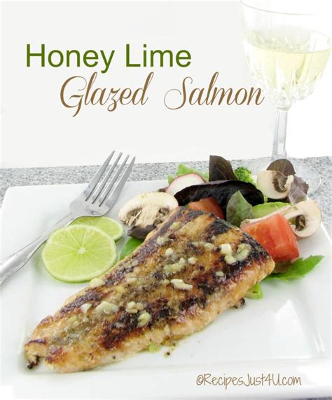 Pan Seared Honey Glazed Salmon With Brown Butter Lime