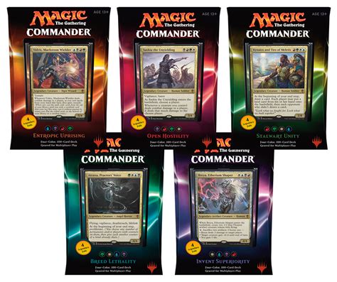 Fast shipping and friendly customer service. MTG Commander 2016 Decks: Set of 5 - Magic Products ...