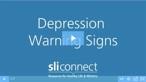 Depression Warning Signs Sliconnect
