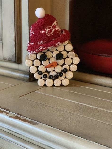 Wine Cork Christmas Crafts Diy Cuteness