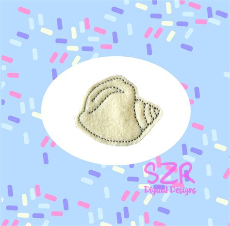 Conch Sea Shell Machine Embroidery File Digital Design Small Etsy
