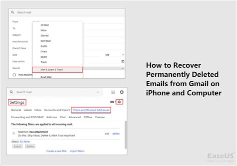 Gmail Data Recovery How To Recover Permanently Deleted Emails From Gmail Easeus