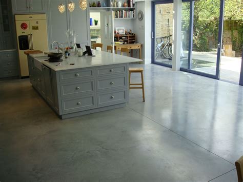Polished Concrete Flooring Concrete Interiors Kitchen Flooring