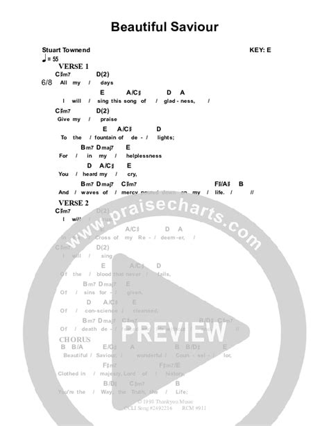 Beautiful Savior Chords Pdf Dennis Prince Nolene Prince Praisecharts