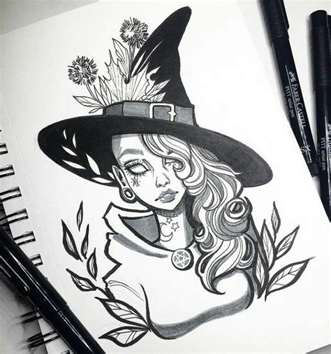 Pin By Cheyna On ~drawings~ Witch Art Drawings Art Drawings