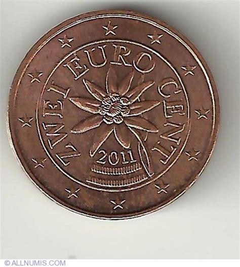 2 Euro Cent 2011 Euro 2010 2019 Austria Coin 17511