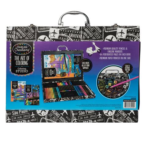 Cra Z Art Timeless Creations Coloring Art Set With Case Children To