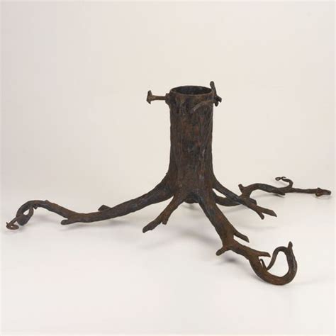 Table top/hanging artificial christmas decor (set of 2). Tree stands, Tree roots and Wrought iron on Pinterest