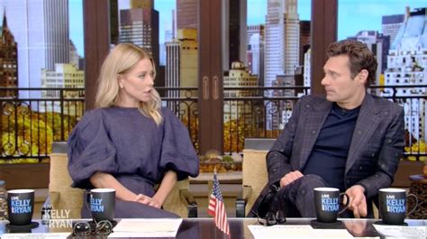 Kelly Ripa Warns Live Co Host Ryan Seacrest Not To ‘project His