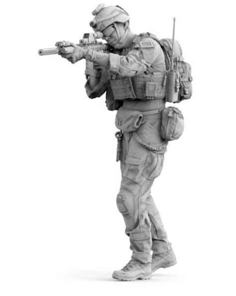 Global Fashion 112 Bust Resin Figure Model Kit Soldier The Battle Of