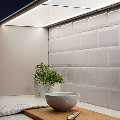 You can add this lighting to any part of your kitchen, whether it's shelves close to the ceiling or inside of the cabinets, we're sure it will look fantastic! Kitchen under cabinet lighting - IKEA