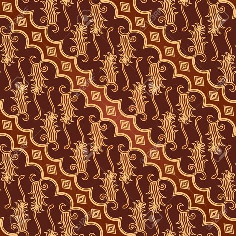 Seamless Batik Parang Barong Pattern Royalty Free Cliparts Vectors