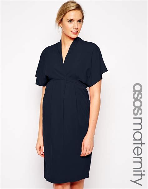 Asos Maternity Work Wear Dress With Kimono Sleeve Maternity Work Dresses Asos Maternity