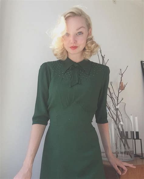 1930s Emerald Green Dress From Ida Cathrine Idacath On Instagram
