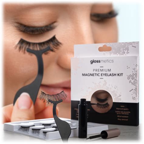 glossmetics premium magnetic eyeliner and lashes kit