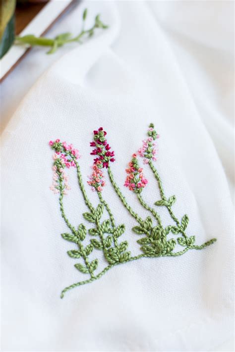 Sports & hobbies borders & corners Floral Embroidery Patterns for Dishtowels - Flax & Twine